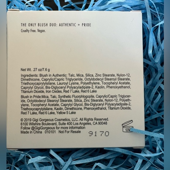 NIB 🌈 GIGI Gorgeous The Only Blush Duo in Authentic + Pride - Picture 9 of 9